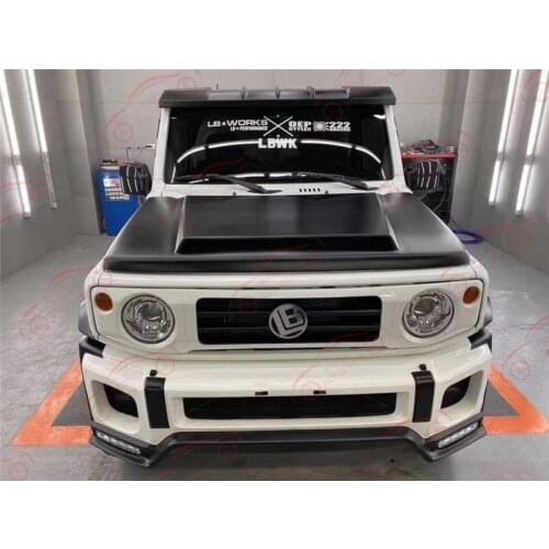 Para suzuki jimny jb23 jb33 jb43 jb53 lb estilo fibra de vidro corpo kit guarnição tuning parte para jimny frp conjunto corpo la