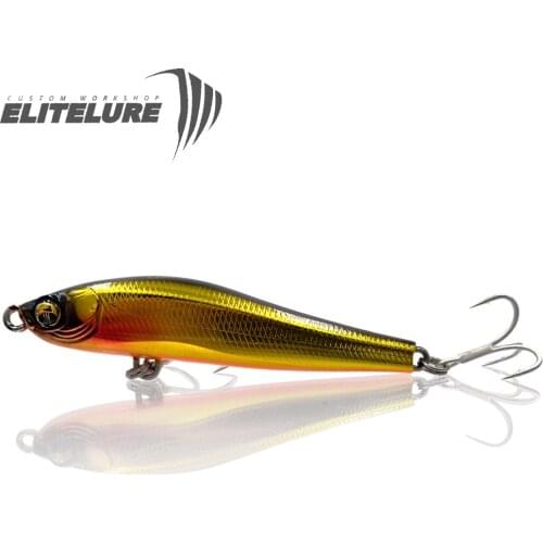 ELITELURE Fishing Lure Jerkbait Hardbait Sinking Pencil Lure Artificial Lures Fishing Tackle Isca Fishing Bait WhiteLion 18g80mm