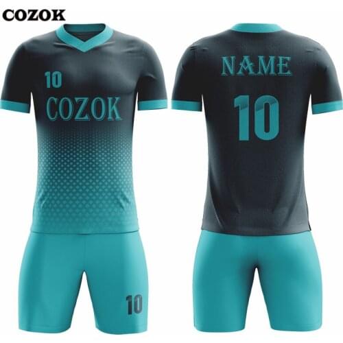 Customized Football Jersey Full Sublimation Printing Soccer Kits Club Team Football Training Uniform Suit Men Soccer Uniform