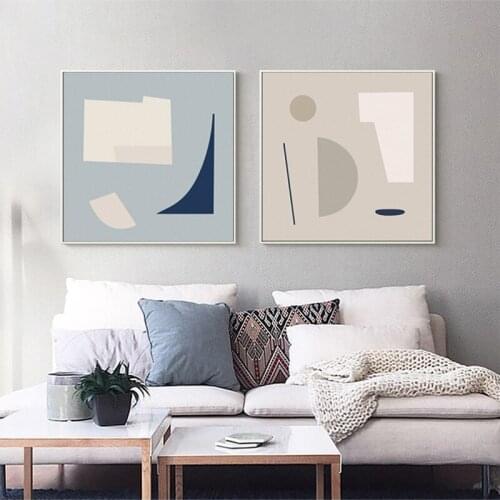 Geometry Shapes Canvas Poster Wall Art Prints Painting Decorative Pictures For Living Room Minimalist Nordic Decoration Home