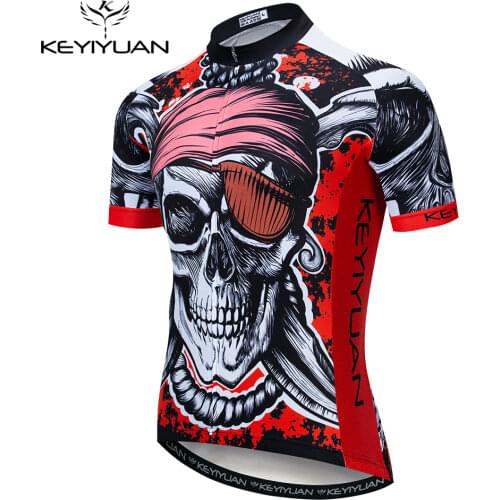 Keyiyuan 2021 Summer Mens Cycling Jersey Short Sleeve Shirt Bicycle Tops MTB Wear Equipacion Ciclismo Hombre