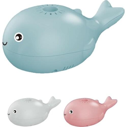 Whale Toy Lovely Chargeable Educational USB Charging Mini Fan Whale Toy for Children USB Charging Mini Fan Whale Toy for Childre