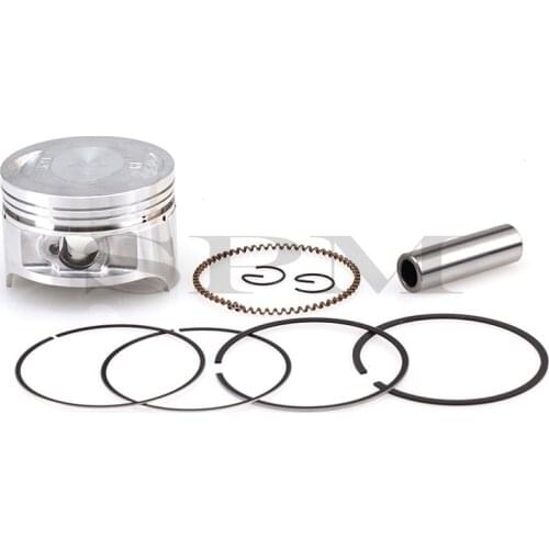 High quality Motorcycle 63.5mm Piston 15mm Pin Piston Set for LiFan ZongShen Loncin Bashan etc China CG200 200cc engine