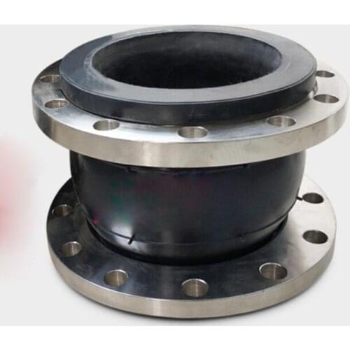 KXT Rubber Joint Flexible Rubber Joint Pipe Damper 1.0Mpa Carbon Steel Flange Pipe Fitting DN100-DN800
