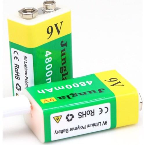 2021 New High Capacity USB Battery 9V4800mAh Li-ion Rechargeable Battery USB Lithium Battery For Toy Remote Control Dropshipping