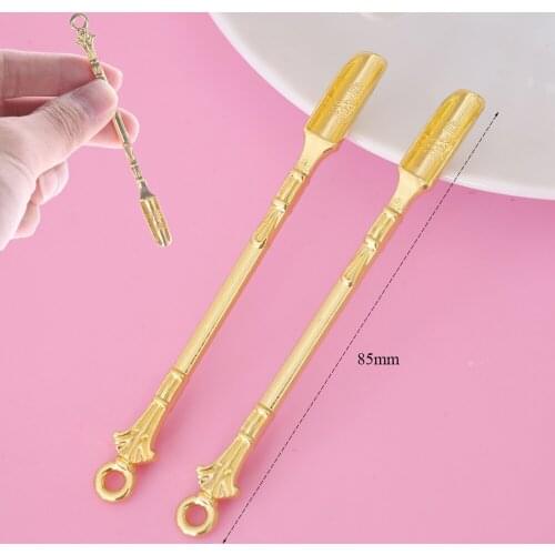 Mini Metal Spoon Medicine Bottle Use Sniffer Snorter Snuff Powder Tobacco Micro-tuning Shovel Smoking Accessories