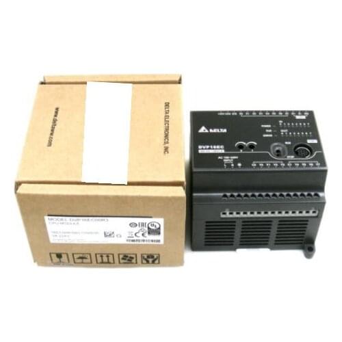 DVP16EC00R3 EC3 CPU MODULE 100-240VAC 16 points 8DI 8DO Relay Boxed new original PLC