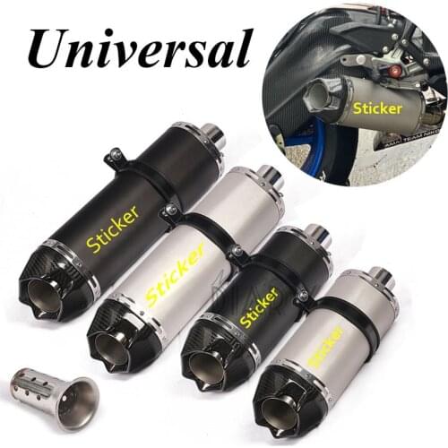 Exhaust Motorcycle Universal 51mm Escape Moto DB Killer Pipe For ARROVV Motocross Muffler XMax RC390 CNC Z1000 R3 R25 CBR650 R6