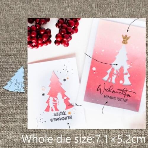 New Design Craft Metal stencil mold Cutting Dies boy snowman tree decoration scrapbook die cuts Album Paper Card Craft Embossing