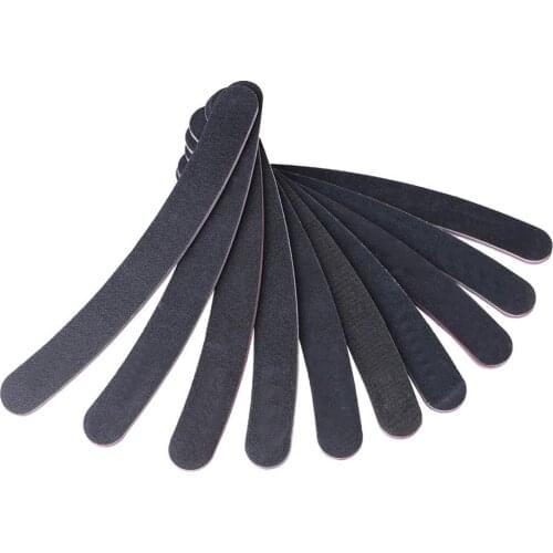Nail Sanding Files Polish Buffer 100/180 Manicure Pedicure Tips Gel Curve Tools