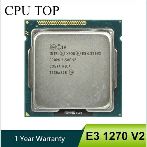 Intel Xeon E3 1270 V2 3.5GHz LGA1155 8MB Quad Core CPU Processor SR0P6