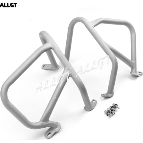 Silver Front Engine Guard Highway Protection Crash Bar For BMW R1200R 15 16 2015 2016 2017