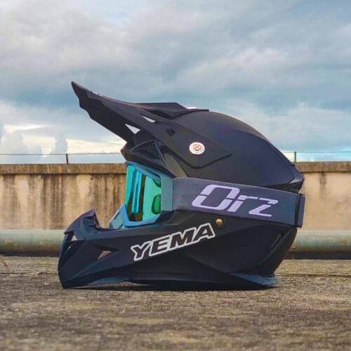 Hot selling Black Full Face Motorcycle Helmet Motorcycle Riding Helmet Mens Off Road Downhill DH Racing Helmet Cross Helmet