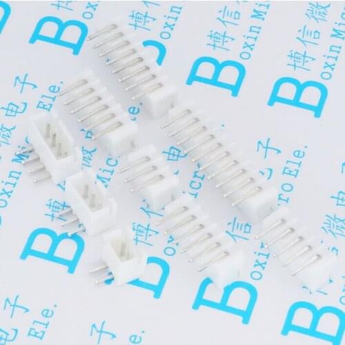 10Pcs/Lot Xh2.54 Smt Connector Plug Header Shrouded Ping 2.5Mm Xh-2P/3P/4P/5P/6P/7P/8P/10P