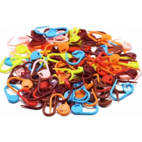 100pcs Knitting Crochet Locking Stitch Markers Plastic Small Clip Knitting Tools Sewing Accessories DIY Sweater Weaving Tool
