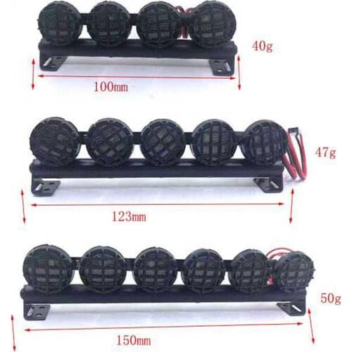 4/5/6 LED RC Car Roof Lamp Lights Bar Spotlights Fit for 4 90046 90047 SCX10 1/10 Scale RC Pull Crawler Car