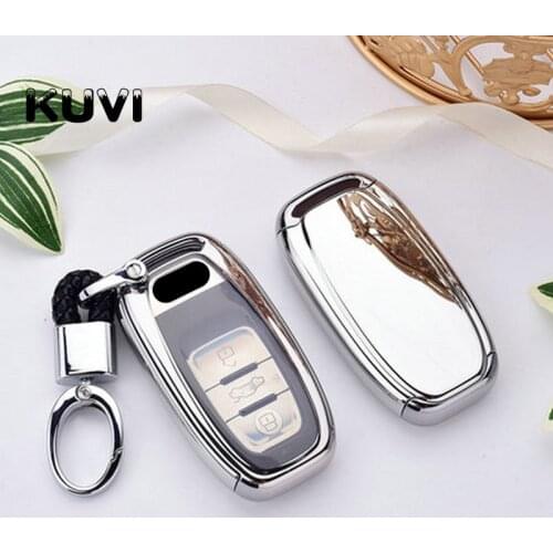 Car TPU Remote Smart Key Cover Fob Case Shell For Audi A1 A3 A4 A5 A6 A7 A8 Quattro Q3 Q5 Q7 2009 2010 2011 2012 2013 2014 2015