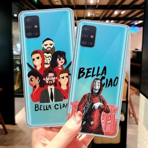 Spain TV Money Heist House Paper La Casa de papel Soft Cases For Samsung Galaxy S20 S6 S7 S8 S9 Plus S10 S20 Ultra Cover Coque