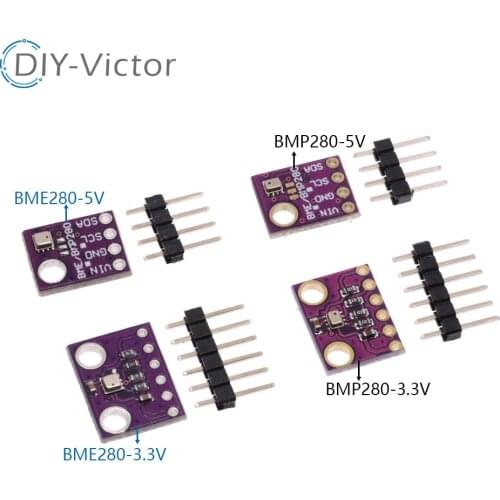 GY-BMP280 5V High Precision Atmospheric Pressure Sensor Module for Arduino I2C SPI BMP280 3.3V