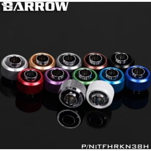 Barrow TFHRKN38H, 3/8 "ID * 5/8" OD 10x16mm Soft Hose Fittings, G1 / 4 "Fittings For Soft Pipes