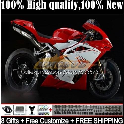 Body For MV Agusta F4 R312 750S 1000 R 750 1000CC Kit 51CL.13 1000R 312 1078 1+1 2005 2006 MA MV F4 05 06 Fairings flower red
