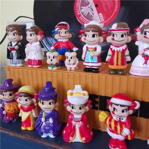 Bandai Anime Fujiya Peko Doll Action Figure Model Ornaments Kids Toys Boy Girl Gift
