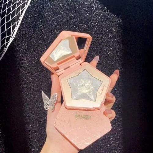 Makeup Glitter Illuminator Highlighter Palette Diamond Highlight Bronzer Shimmer High Gloss Body Glitter Face Contour Powder