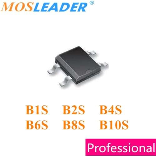 Mosleader 3000pcs TO-269AA B1S B2S B4S B6S B8S B10S MBS 0.5A 100V-1000V Made in China High quality