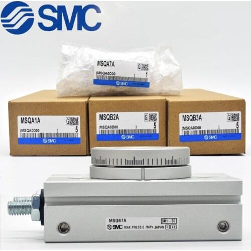 MSQA MSQA10A MSQA20A MSQA30A MSQA50A SMC Original High Precision Pneumatic Rotary Table cylinder rack&pinion type