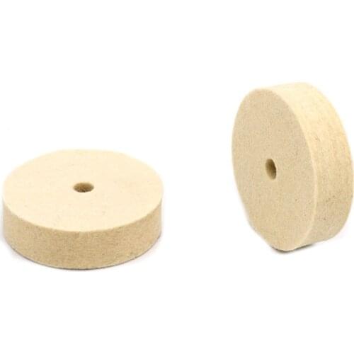 Polishing Buffing Drill Grinding Wheel Wool Felt Polisher Disc Pad Hole Metal