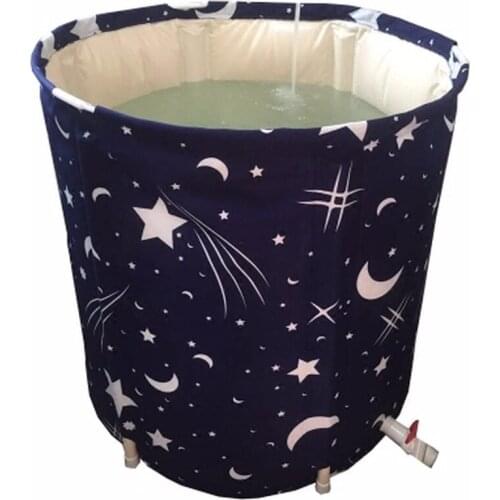 Detachable Folding Bathtub Bath Tub Adult Home Full-body Heightening Bath Barrel Bath Barrel Thickened Insulation Warm