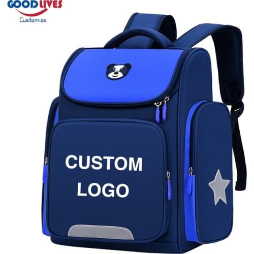 Primary School Schoolbag Grade 1-6 Pupil School Bags Custom Logo Childrens Backpack for Elementary School Gift рюкзак школьный