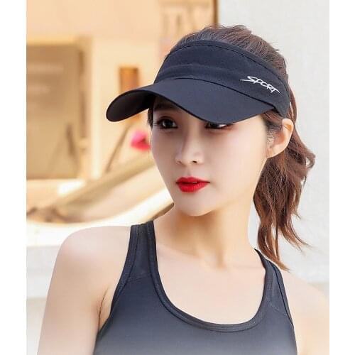 Summer Empty Top Sun Visor Hat Unisex Casual UV Protection Sports Sun Cap Adjustable Womens Sun Hat Beach Golf Sunscreen Hats