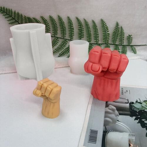 Hand of Endless Power Silicone Candle Mold Cement Handmade 3D Mould Home Desktop Decoration Gypsum Epoxy Resin Silicone Molud