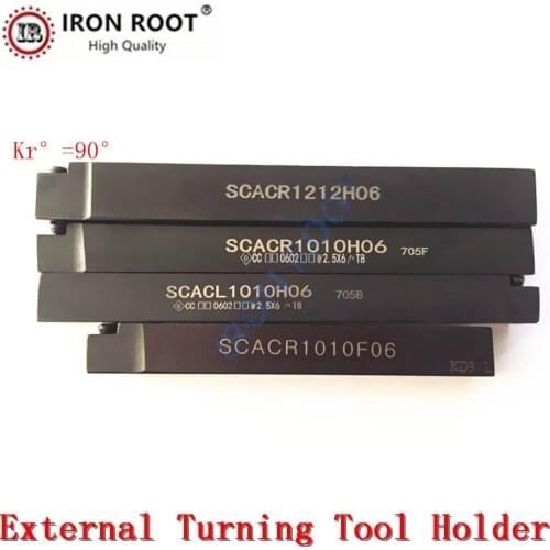Turning Tool SCACR/L 10/12/16CNC Tool Holder For CC0602 Insert External Turning Tool