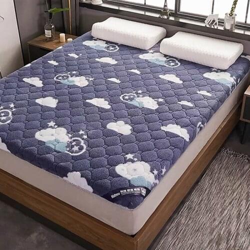 Lamb cashmere comfortable Soft Foldable Tatami Mattress students dormitory single double Thick warm high quality Mattress