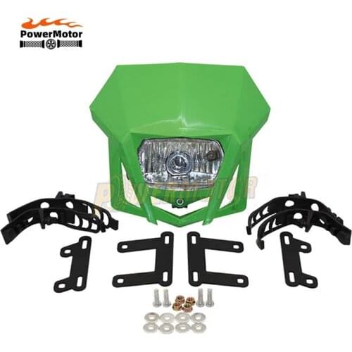 Universal Motorcycle Headlight Fairing Dual Sport Head Lamp Motocross Motorcycle Headlight Dirt Bike For HONDA XR CRF 150 230