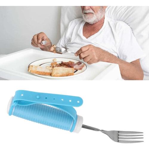 Flexible Eating Aids Fork Stainless Steel Rotating Fork Rotated Eating Utensils for The Elderly Arthritis People Therapy Tool