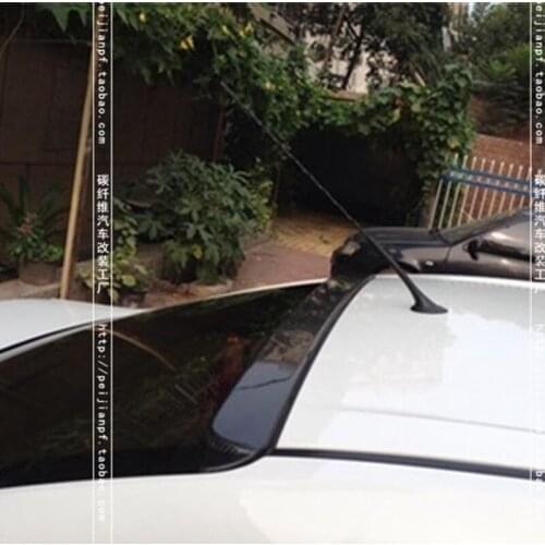 For Mazda 3 2006-2013 high quality top Carbon Fiber rear boot Wing Spoiler Rear Roof Spoiler Wing Trunk Lip Boot Cover