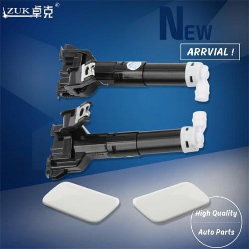 ZUK 4PCS/Set Headlight Headlamp Washer Nozzle Actuator & Cover Cap For TOYOTA LAND CRUISER 2012-2015 GRJ200 URJ200 VDJ200 URJ202