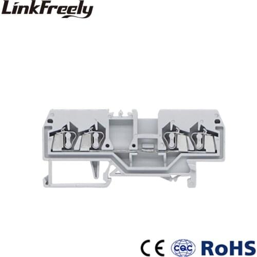 10pcs 280-833 Terminator Press Electrical Wire Connector Terminal Blocks Plug-in Spring Quick Wire Connection Terminals Din Rail