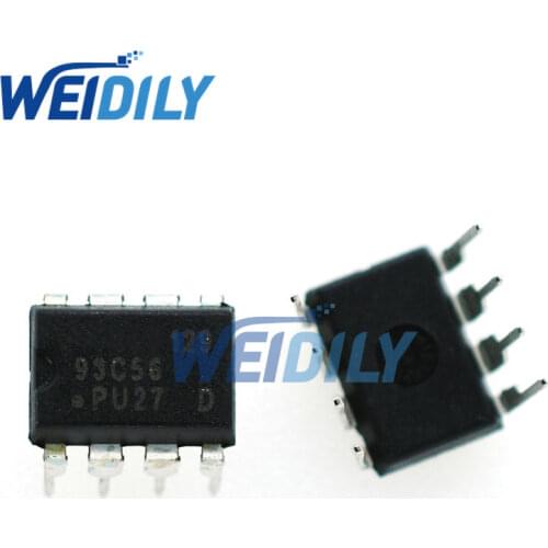 10PCS 93C56 AT93C56 DIP-8 Chip IC DIP-8