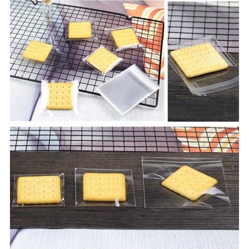1000pcs Transparent Plastic Bag Candy Cookie Gift Bag Frosted OPP Birthday Party Candy Packaging Bag Pouch Gift Box