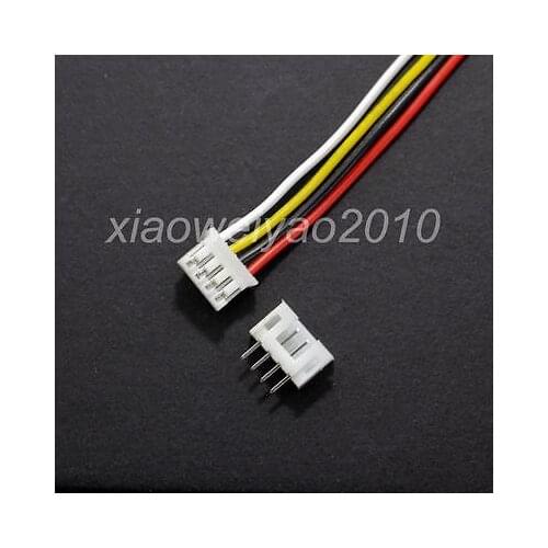20 sets 4P Straight Plug PH2.0 2.0mm Pin Wire Cable Length = 30cm