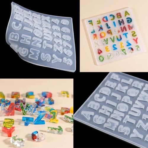 26 English Letters Silicone Mold Soap Making Mold Diy Handicraft Making Decoration Cute Toy Decoration