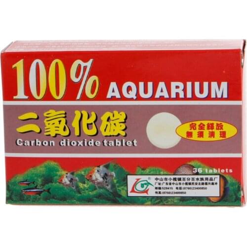 36pcs CO2 Carbon Dioxide Plant Tablets For Plants Aquarium Fish Tank Diffuser