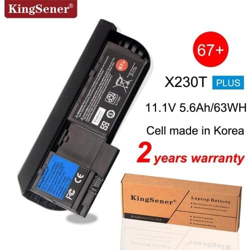 KingSener Korea Cell X230T Tablet Battery For Lenovo Thinkpad X230T 45N1078 45N1079 45N1075 45N1077 45N1074 67+ 11.1V 63WH