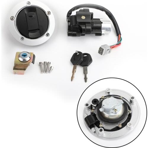 Areyourshop For Suzuki GSF650/S Bandit GSF1200 GSF1250 GSX650F 2005-2012 Ignition Switch Fuel Gas Cap Lock Keys Motorcycle