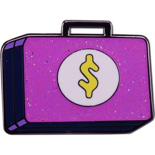 Tiger Millionaires Suitcase Brooch Steven Universe Pin Cartoon TV Show Fans Shiny Decor