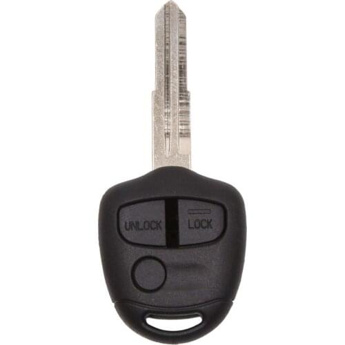 Uxcell New 3 Buttons Blank Key Fob Remote Control Case Shell Replacement for Mitsubishi Lancer Outlander